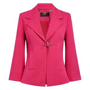 NWT CARLISLE COLLECTION Rambutan Italian Stretch Jacket Pink Yarrow Size 2
